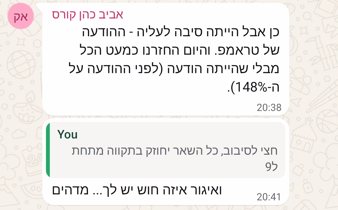 ביקורת מלקוח בוואטסאפ איגור